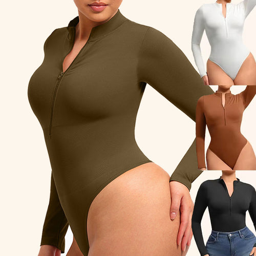 Sculpted Silhouette Long Sleeve Bodysuit
